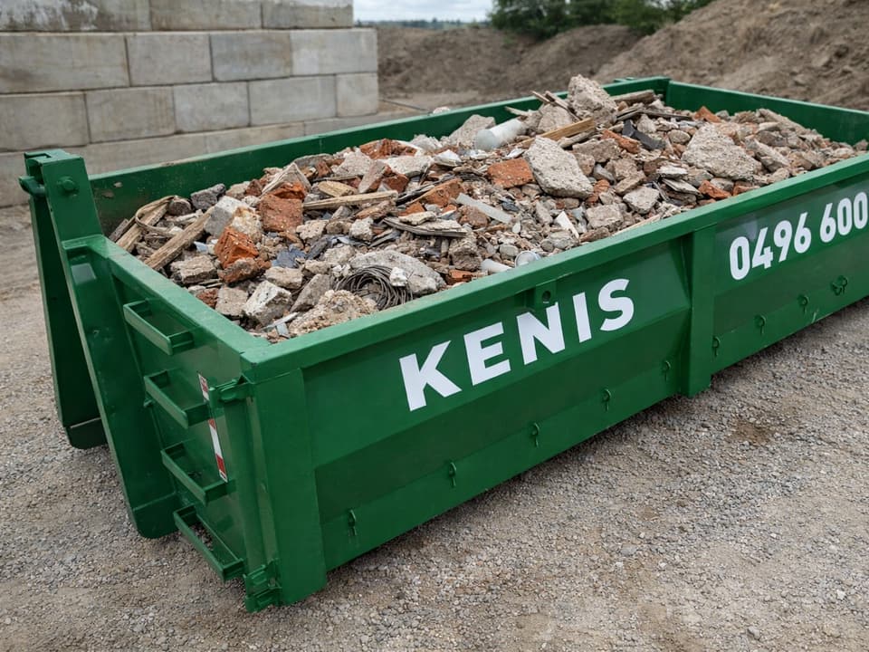 Container bouw- en sloopafval van Containerdienst Kenis